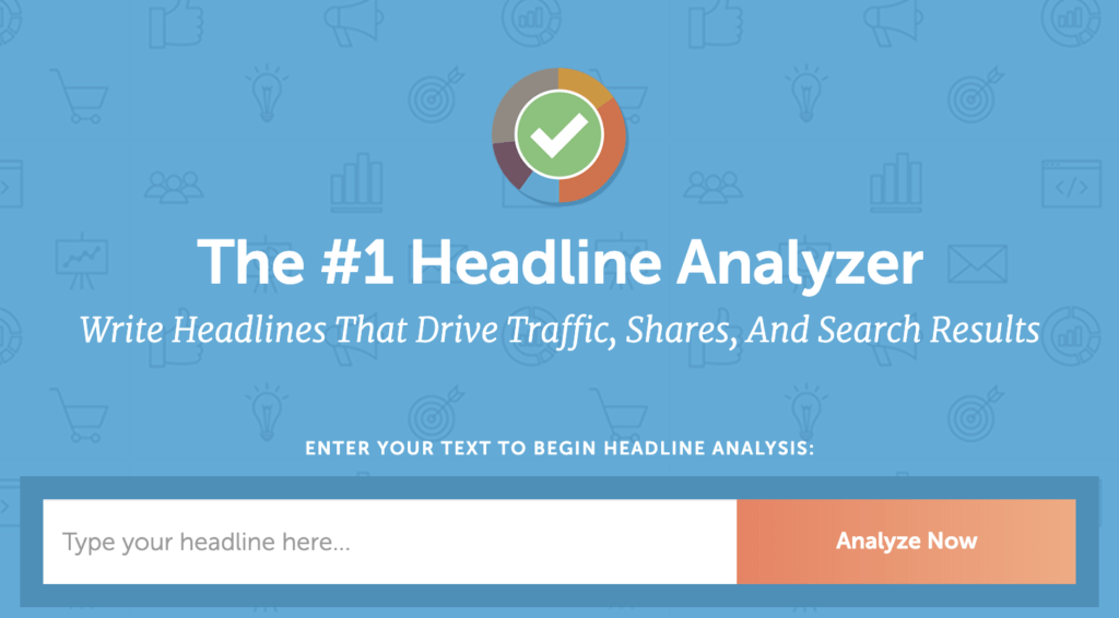 ecommerce landing page suggestion - use a headline analyzer